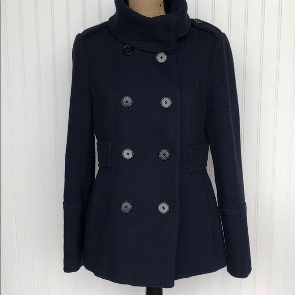 LOFT Jackets & Blazers - Navy Blue Coat